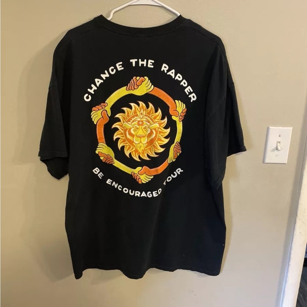 2017 Chance The Rapper‎ Be Encouraged Tour Black Band T-Shirt Adult Size Xl